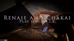 Reproduzir 3D Babes Renaie e Chakai em intensa sessão de BJ