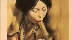 Oynat Vintage üçlü ve dörtlü zevk: kıllı pussies ve çift oral seks