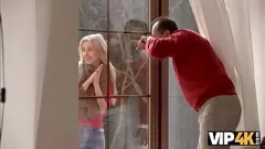 Play VIP4K - Ellen Jess: Old Guy's Unplanned Passion with Blonde Neighbor in a Steamy Blowjob Encounter at His Place